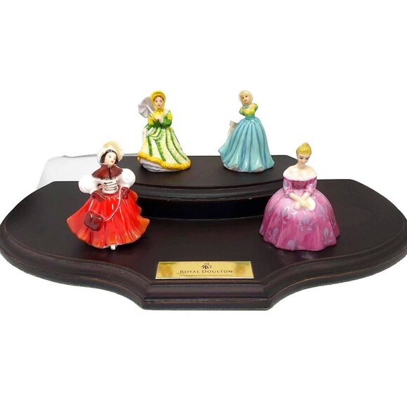 Royal Doulton Ladies M202 Elizabeth M203 Jane M209 Victoria M220 Skater Display - Picture 1 of 16